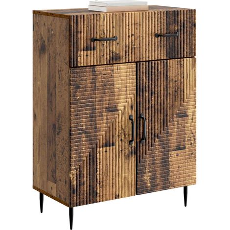 Sideboard/Anrichte/Buffet Altholz 66 x 34,5 x 89,5 cm Holzwerkstoff LXWW614435 (1/5)