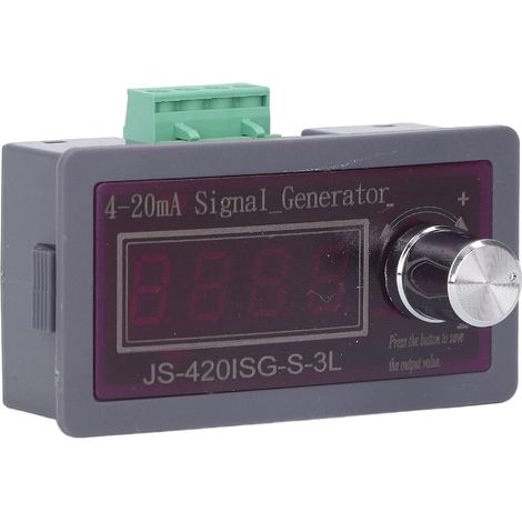 Générateur De Signal 4-20mA Et 0-10V - Module Simulateur Analogique - Affichage LED - Pour Débogage PLC Et Test Vanne (1/5)