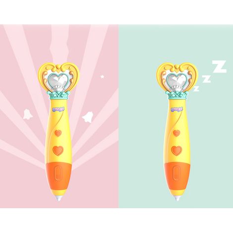 Lot de stylos 3D USB éducatifs et amusants pour enfants, jouets de puzzle électroniques jaunes pour garçons et filles (1/5)