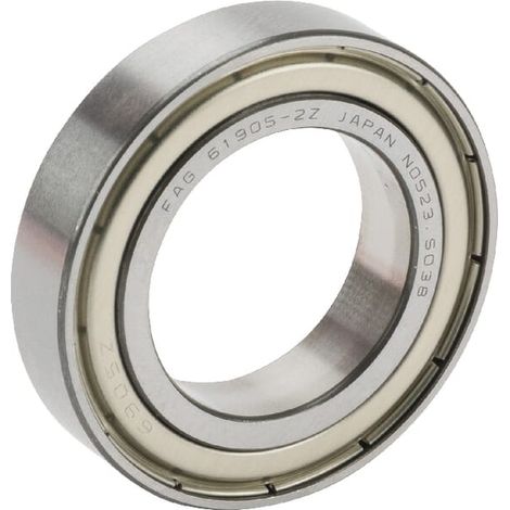 Rodamiento de bolas de ranura profunda 25x42x9 mm INA/FAG 619052ZHLC (1/2)