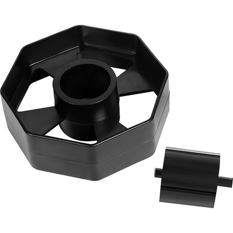 Roue de dévidoir de ruban adhésif Noir 36 mm Pièces de rechange durables pour magasin, bureau ou école (roue uniquement)