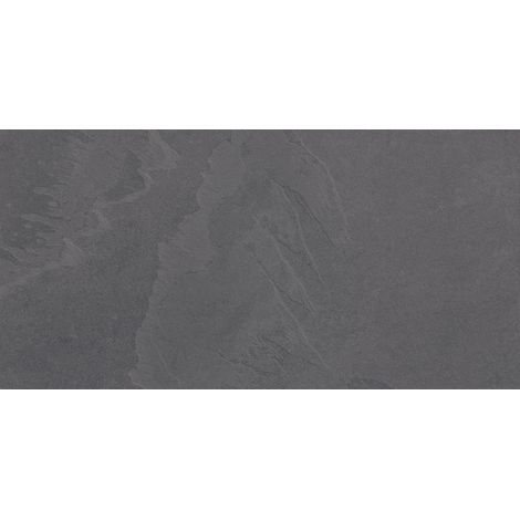 Dalle sur plots effet pierre Onyx 2cm anthracite R11 60x120 cm - Réflex boutique