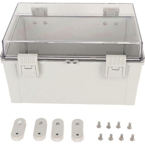 Boîte de distribution à couvercle transparent étanche IP66, boîte de jonction électrique à enclenchement, dimensions 300x200x170mm, type intelligent. (1/5)