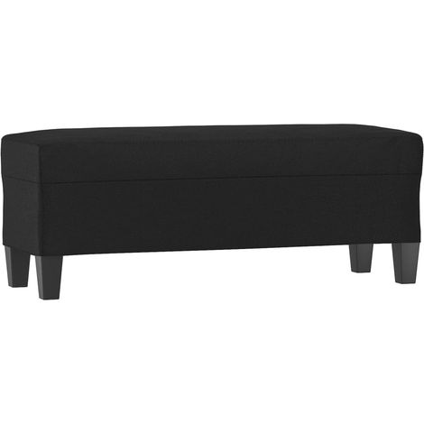 Banco banco 100 x 35 x 41 cm sintético negro 020010698