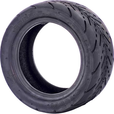 TUOVT 10-inch reinforced anti-burst tire, black, for scooters and other off-road vehicles. (1/4)