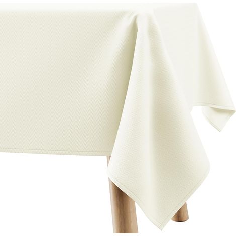 Tovaglia Moderna Idrorepellente Rettangolare 140x200 cm Beige (1/5)