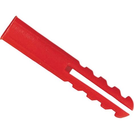 Rawlplug Red Plastic Plugs Screw Size No.6-12 (10 x Card 100) RAW67134 (1/3)