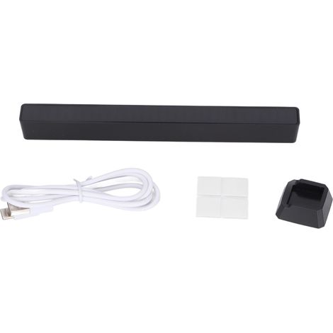 Indicateur de Niveau Audio 32 Bits avec Contrôle Vocal Réglable et Spectre Lumineux RGB Noir (1/5)