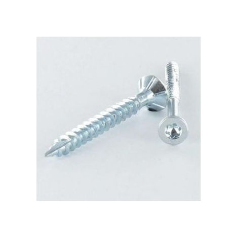 200 Vis Bois 4x40 TORX T20 Zinguée Pointe Anti-Fendage (1/2)