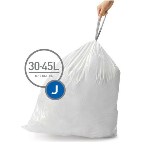 Simplehuman - Bolsas de basura 30-45 l, tipo J, 20 uds CW0169 (1/5)