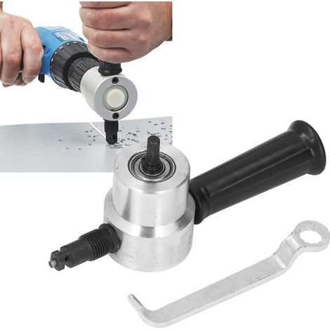 Cisaille à poinçonner électrique 160A pour machine de découpe de tôle avec support et perceuse électrique multifonctionnelle (1/5)