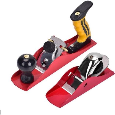 Rabot de menuiserie de style européen, rabot à pousser, outils de menuiserie, rabot en fer, couteau de rabot à main, coffret d'outils de menuisier. (1/5)