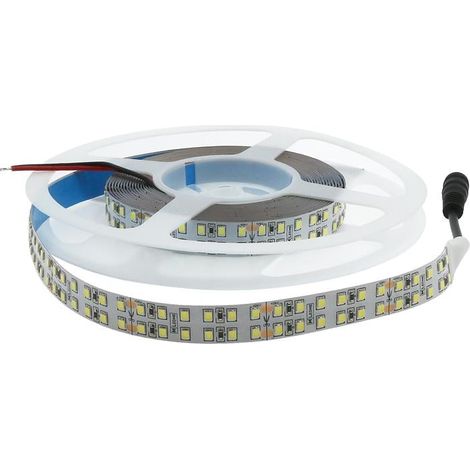 IluminaShop - Tira de LED 100W 24V DC SMD2835 240LED/m 20W/m IP20 (5 metros) Blanco Calido 3000K (1/3)