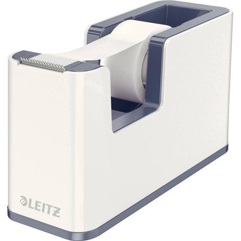Leitz Dispenser per nastro adesivo WOW Duo Colour Bianco, Grigio Larghezza rotolo (max.): 19 mm Lunghezza rotolo (max.) (1/5)