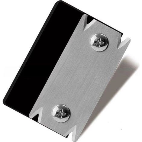 Lijadora de cantos para chapas de madera, hoja de acero inoxidable de doble filo para cantos rectos y curvos (1/5)