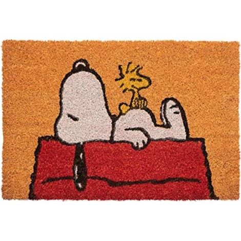 Snoopy-Fußmatte – Rutschfest und aus Kokosfaser – 40 x 60 cm