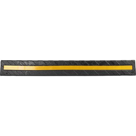 Ortviai Protège-Angle de Mur pour Garage en Caoutchouc Réfléchissant, 80 cm, Noir (1/5)