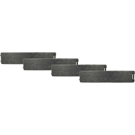 vhbw 4x filtro a carboni attivi sostituisce Miele 4114503, DKF4 per cappe aspiranti - 50 x 10,4 x 3 cm