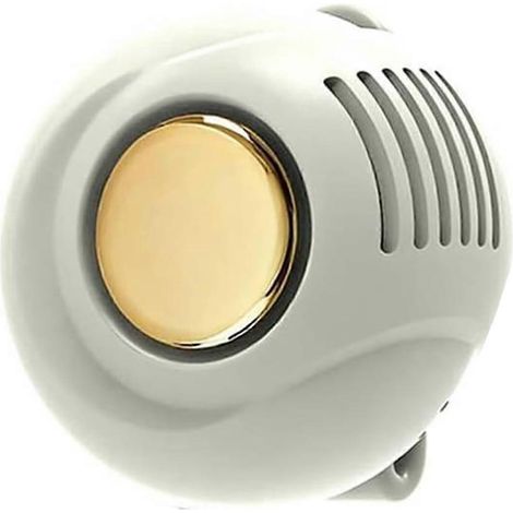 Ventilateur portable silencieux 360° rechargeable 3 vitesses longue autonomie, pour voyages maison bureau - beige (1/5)
