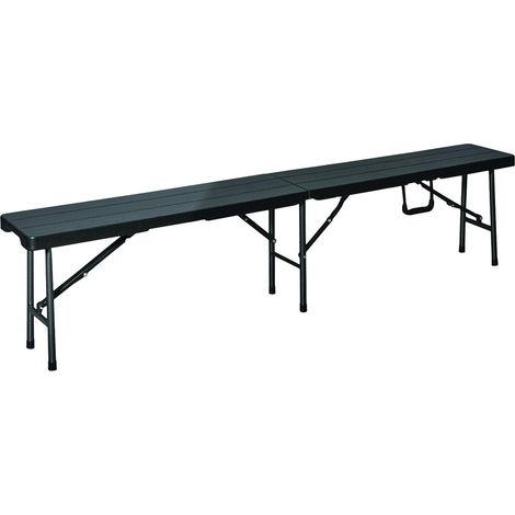 Panca pieghevole grigio antracite 180x28x43cm. (1/3)