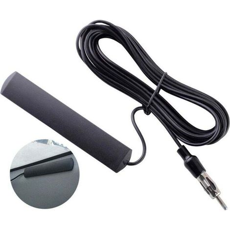 Integrierte Autowindshield-Antenne für FM-Empfang – diskrete Stereo-Autoantenne für Pkw, Lkw und Nutzfahrzeuge