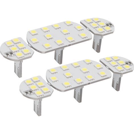 6-Piece Interior Roof Reading Plate with 48 White LED Lights - Replacement for Peugeot 3008, 4008, and 308 (1/5)