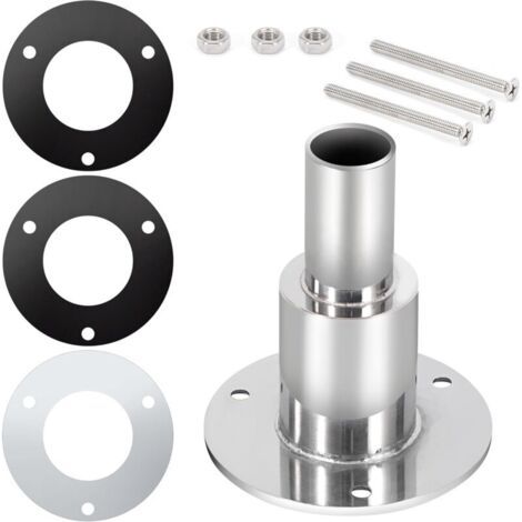 BUNTHAUS Raccord de Échappement Chauffage Diesel 24mm D'échappement Traversant la Coque pour Chauffage de Stationnement Diesel Bateau Voiture Camion Tête Droite