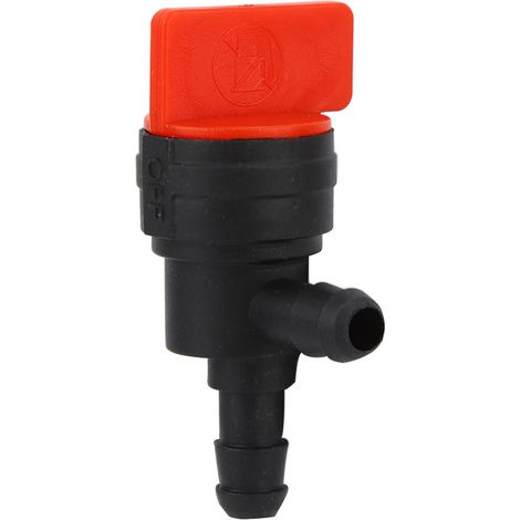 Satz mit 2 90-Grad-Kraftstoffabsperrventilen, kompatibel mit Briggs & Stratton Motoren 698181, 494539 und 697944 (1/5)