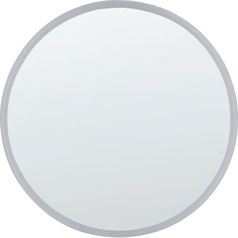 LED Bathroom Mirror DEAUVILLE 79 cm 79 cm Silver