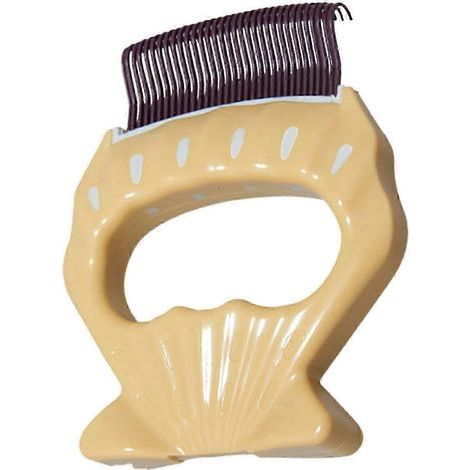 Pet comb, scalp massage comb, detangling brush for cats and dogs, durable and gentle grooming tool - AquaForge (1/4)
