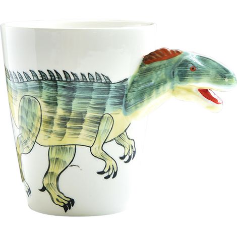 Mug Dinosaure 400ml en Céramique - Tasse Bureau Mignonne pour Petit Déjeuner (1/5)