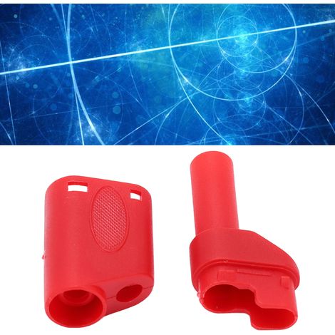 22.160 Fiche banane de sécurité 4,0 mm, boîtier en cuivre pur nickelé, gaine isolée, accessoires, tête de lampe témoin rouge (1/5)