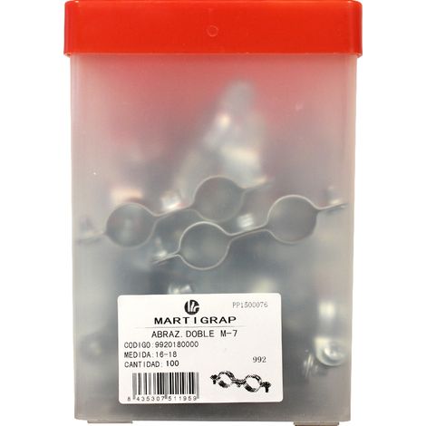 100 colliers double M7x150 - Tube Ø18 - Arcanaute (1/5)