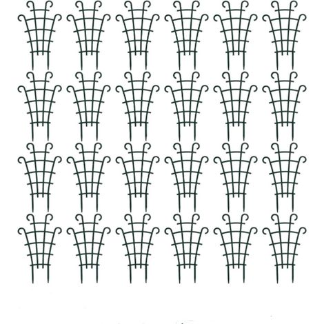 Support en plastique pour treillis grimpant destiné aux pothos, rosiers et autres plantes grimpantes de balcon - outil de jardinage (une pièce) (1/5)