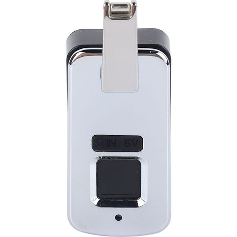 Cadenas à empreinte digitale, petit cadenas électrique intelligent intégré pour sac, valise, voyage, alliage d'aluminium, 3,7 V, blanc