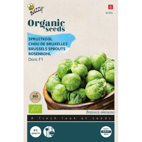 Buzzy Organic Chou de Bruxelles Doric F1 (BIO) - Ca. 25 graines (1/2)