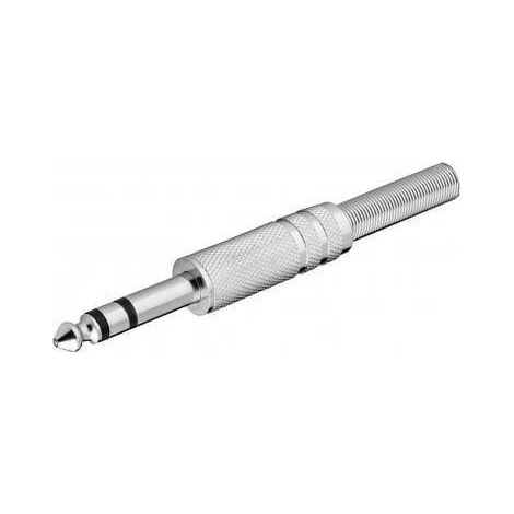 Goobay Connettore jack professionale 6,35 mm in metallo