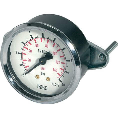 Riegler Standardmano, Dreikantfrontring, G 1/4 hinten, 0-400,0 bar, Ø 63 (1/2)