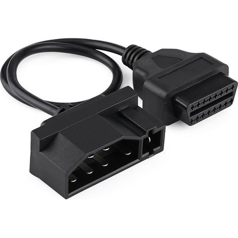 7Pin a 16Pin OBD2 Cable Diagnostico compatible con Ford OBDII Conector Adaptador