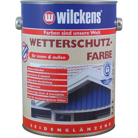 wilckens Wetterschutzfarbe 2,5 l, weiß