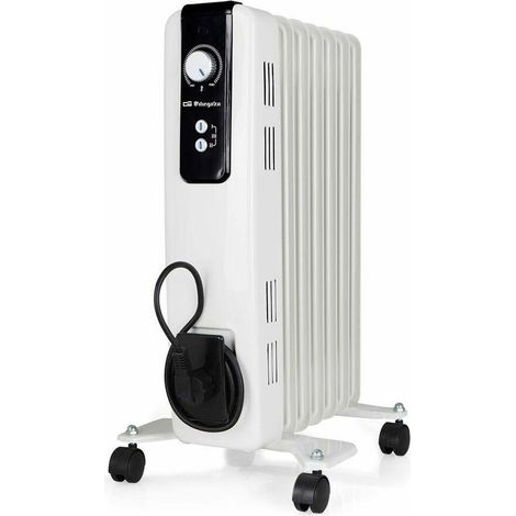 Orbegozo RH 1500 Radiatore elettrico bianco e nero