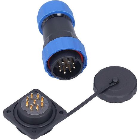IP68 Wasserdichter Stromanschluss, Stecker/Buchse, quadratisch, 4-polig, Luftfahrtstecker, 380 V, 10 A, SP289-Pin