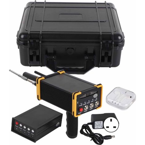 Détecteur de métaux portable haute précision, système de recherche 3280 pieds, scanner jaune, prise UK 100-240V (1/5)