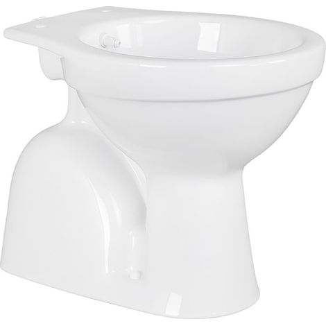 Belvit Dusch WC mit Bidet Funktion – Standtoilette mit Taharet, senkrechtem Bodenabgang, Hygienedusche, Sanitärkeramik ohne WC-Sitz (1/5)