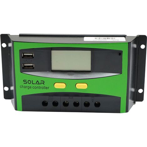 Regolatore di tensione per pannello solare 30A 12V/24V 2X porta USB Breckner Germany (1/5)