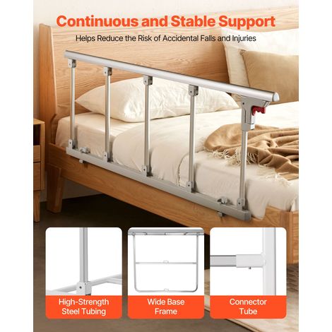 Barrière de lit pliable pour personnes âgées - 122 cm (1/5)