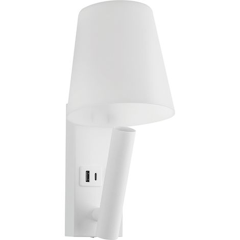 VT-88062 LAMPADA DA COMODINO A LED 2W IN ALLUMINIO+PC CHIP CREE 3000K CORPO BIANCO IP20