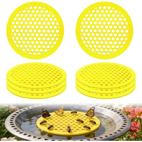 8 Bienentränke 20 cm Schwimmende Bieneninsel Insektentränke rond (1/5)