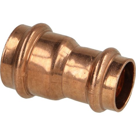Raccord à sertir cuivre manchon réduit 28 x 22 mm F/F contour V