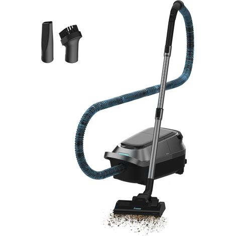 Aspirapolvere a traino con sacchetto. Aspiratore con potenza di 890 W, serbatoio da 5 L, filtro HEPA e controllo digitale per una pulizia accurata di qualsiasi superficie.
